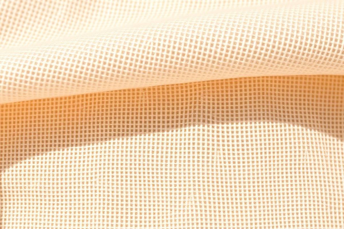 Close-up of premium natural linen weave